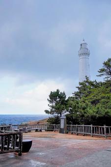 Izumo Hinomisaki Lighthouse, the tallest stone lighthouse in Japan, JPG