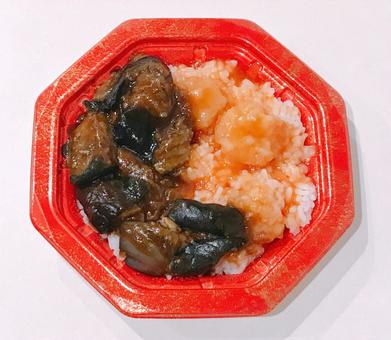 麻婆茄子と海老のチリソース 麻婆茄子と海老のチリソース 麻婆茄子と海老のチリソース,海老のチリソース,麻婆茄子の写真素材