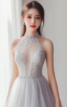 ドレスアップ女性 ドレスアップ女性の写真
