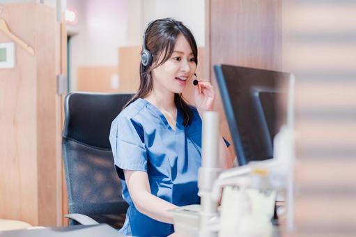 ライフスタイル 診療,ナース,介護の写真素材