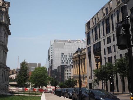 Montreal business district, Canada, JPG