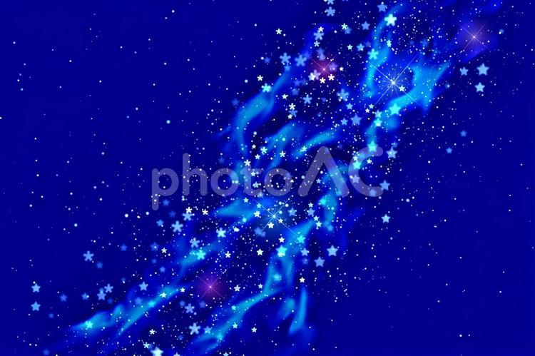 幻想的背景素材　天の川イメージ 天の川,イメージ,きらきらの写真素材