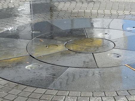 商店街の噴水02 商店街の噴水02の写真