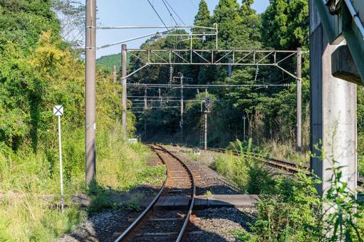 日豊本線 青井岳駅 日豊本線 青井岳駅 線路,レール,ローカル線の写真素材