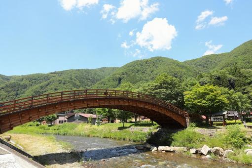 奈良井宿2 風景,木,景色の写真素材