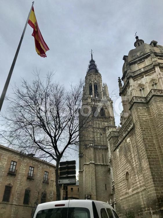 スペイン、トレドの歴史ある街並み 海外,ヨーロッパ,スペインの写真素材
