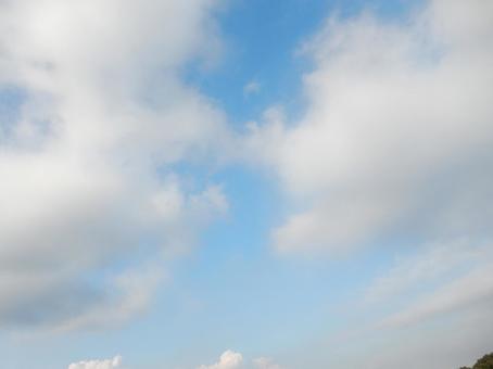 【空の写真】秋空 【空の写真】秋空 秋空,空,雲の写真素材
