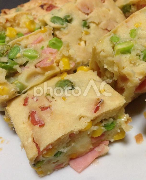 枝豆のケークサレ ケークサレ,パウンドケーキ,ケーキの写真素材