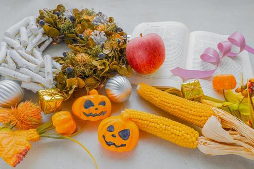 ハロウィンデコレーション ハロウィン,ジャックオランタン,かぼちゃの写真素材