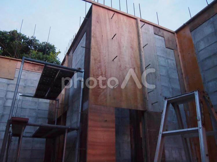建築　ブロック　建物　工事現場 建築,ブロック,建物の写真素材