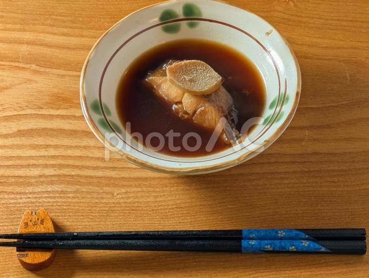 かれいの煮つけ １皿,１人前,1人分の写真素材