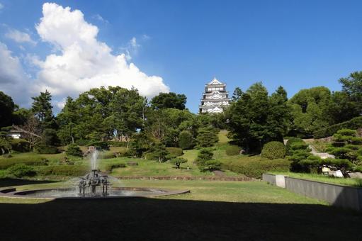 福山城　天守 福山城,日本100名城,広島県の写真素材