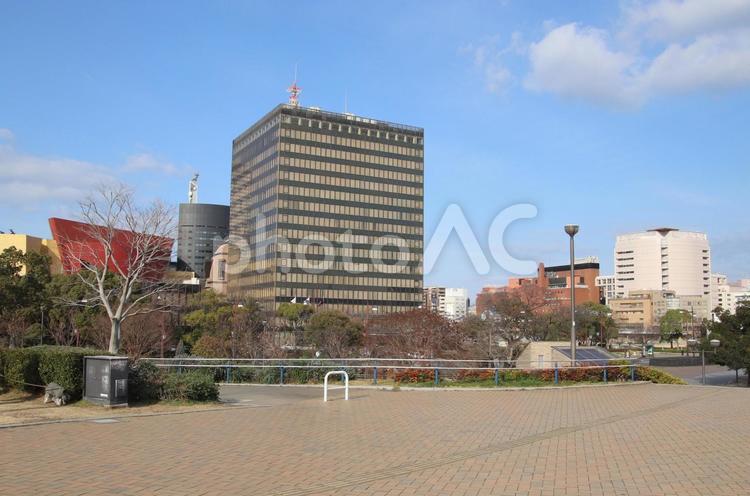 北九州市小倉北区の勝山公園風景 北九州市,小倉,勝山公園の写真素材