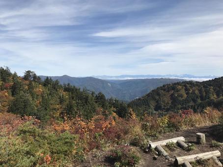 白山白川郷ホワイトロードの紅葉2 白山白川郷ホワイトロードの紅葉2 白山白川郷ホワイトロード,ドライブウェイ,白山の写真素材