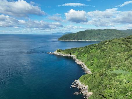 愛媛県伊方町 番匠鼻 愛媛県伊方町 番匠鼻 番匠鼻,岬,半島の写真素材