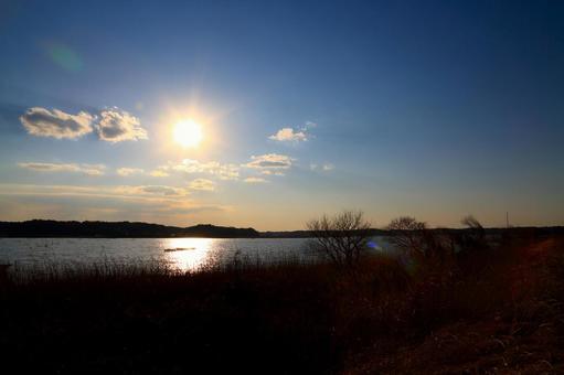 夕日 Sunset 夕日 Sunset 夕日,夕焼け,夕方の写真素材