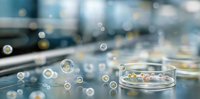A fictional IPS cell study of a fertilized egg dividing, fertilized egg, cell, embryo, JPG