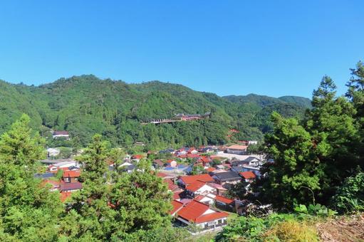 【島根県】津和野 風景,津和野,島根の写真素材