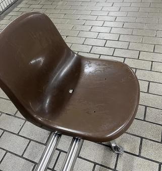 Photo, chair, bench, brown, 