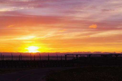 夕暮れ 夕暮れの写真