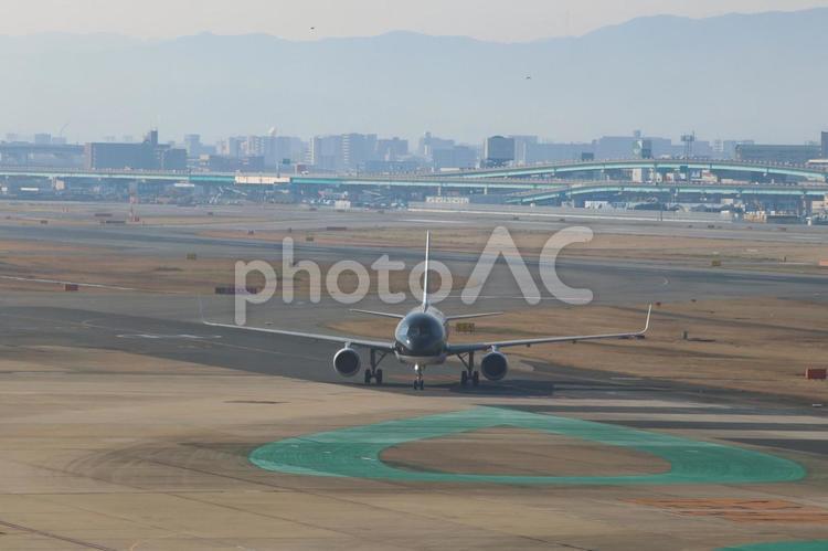 福岡空港、空撮の魅力 福岡空港,飛行機,航空写真の写真素材