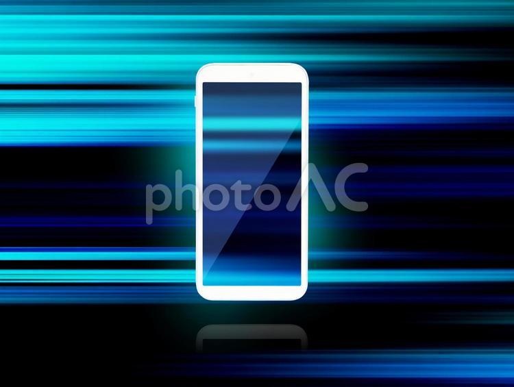 汎用スマートフォン　高速通信のイメージ 1403B  スマホ,5g,ビジネスの写真素材
