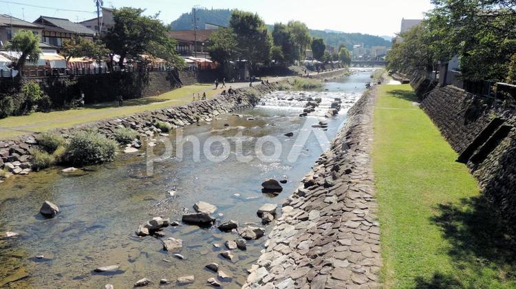 宮川の風景（高山市） 高山祭,takayama,宮川の写真素材