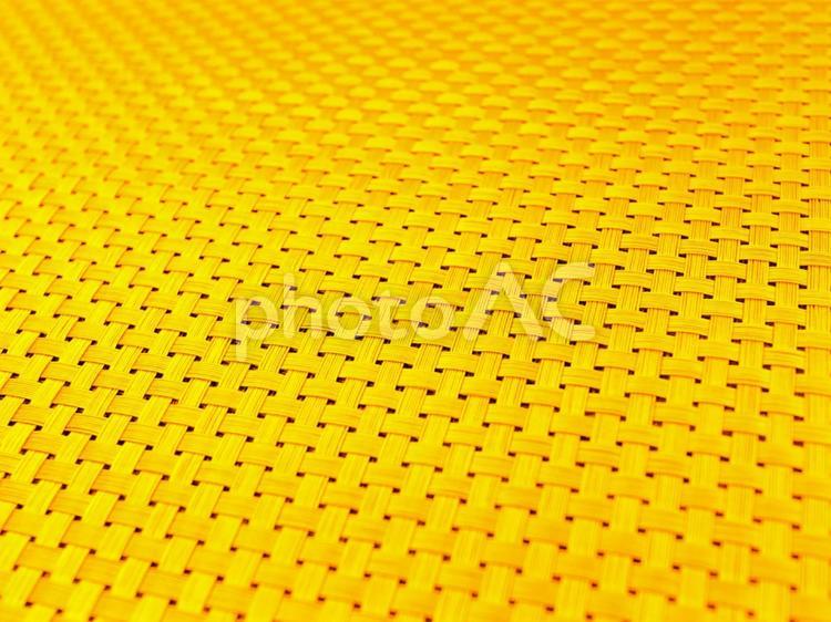 編み込みテクスチャ　あおり黄　荒 イエロー,yellow,壁の写真素材