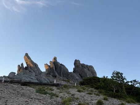 燕山荘からの景色 燕山荘からの景色の写真