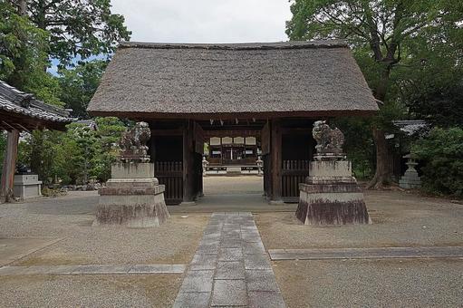 パワースポット 滋賀県 蜊江神社③ 山門 パワースポット 滋賀県 蜊江神社③ 山門の写真