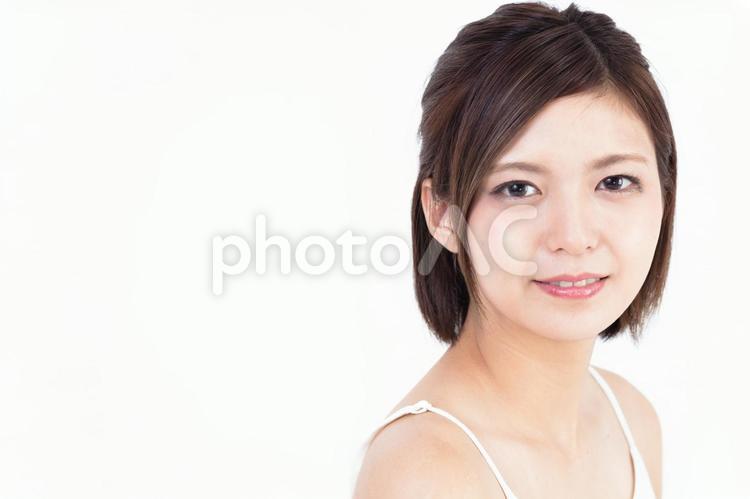 スキンケアイメージ 女性,ビューティー,スキンケアの写真素材