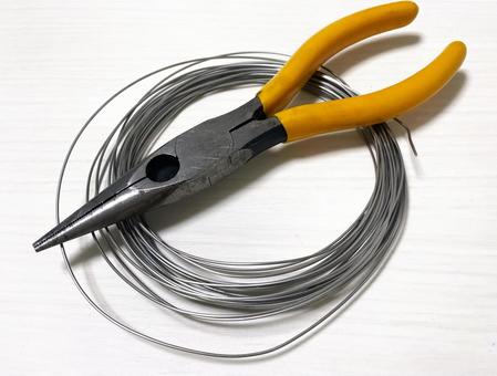 Photo, wire, stainless, stainless steel wire, 