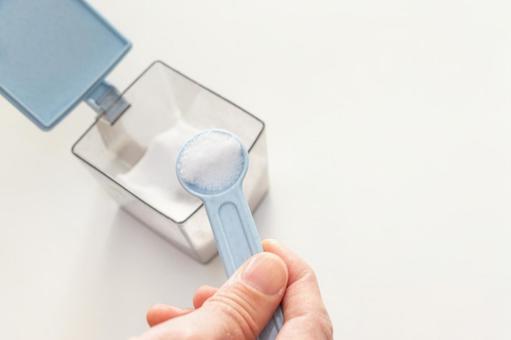 小さじですくった塩 塩,スプーン,小さじの写真素材