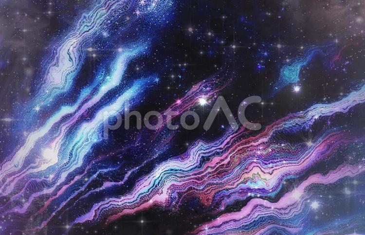 宇宙イメージ素材/星空・片理状銀河 宇宙,星空,銀河の写真素材