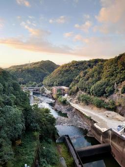 天ヶ瀬・宇治 宇治,宇治川,天ヶ瀬ダムの写真素材
