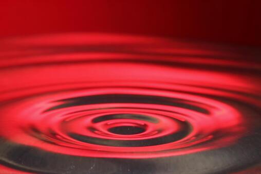 波紋 水滴,水,波紋の写真素材