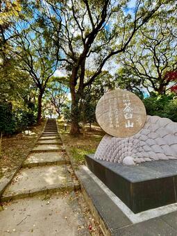 大阪の陣跡・茶臼山 大阪府,大阪市,大阪の写真素材