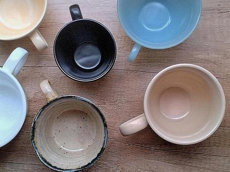 コーヒーカップたち コーヒーカップ,カップ,コーヒーの写真素材
