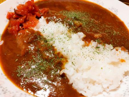 ダブルカリー ダブルカリー カレー,カレーライス,ごはんの写真素材