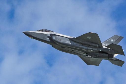 F-35A戦闘機 F-35A戦闘機 空自,fー35a,戦闘機の写真素材