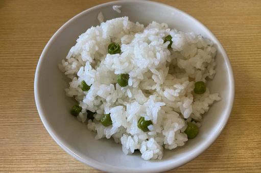 豆ごはん 豆ごはんの写真