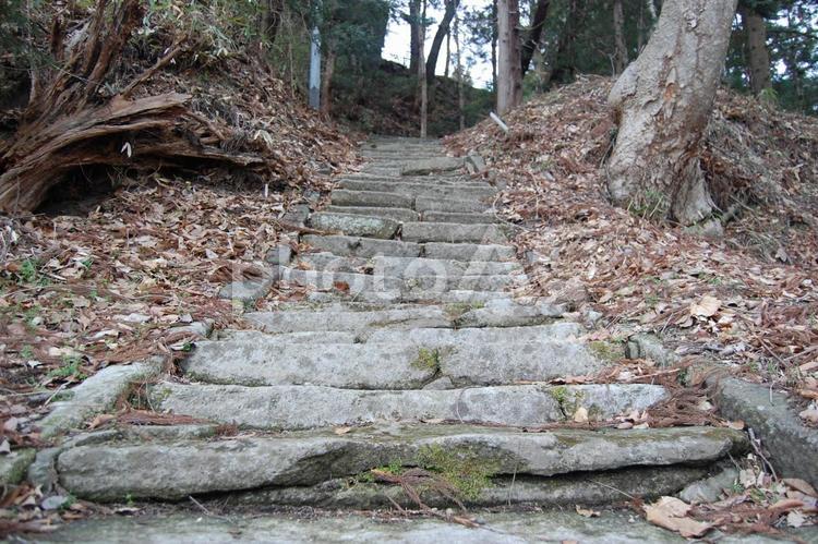 風景8～石の階段 石,石段,階段の写真素材