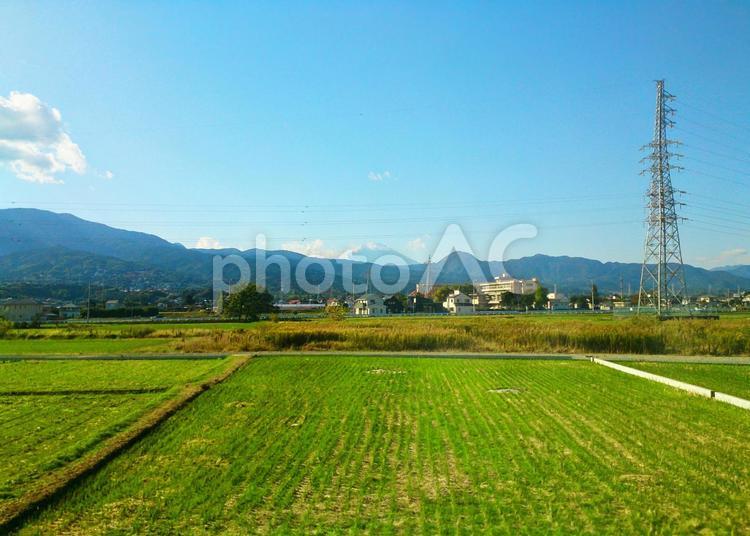田園風景 田園,田んぼ,田舎の写真素材