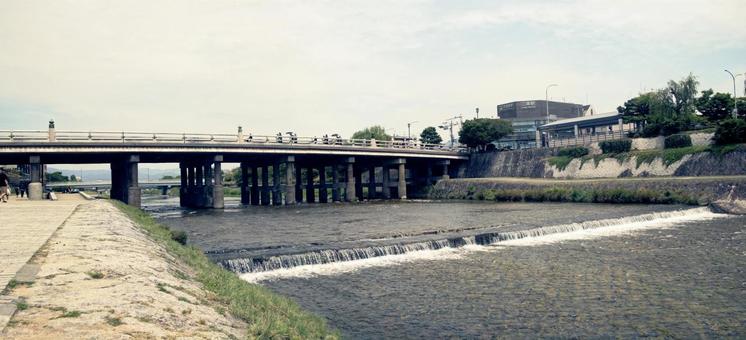 鴨川風景イメージ素材 鴨川風景イメージ素材の写真