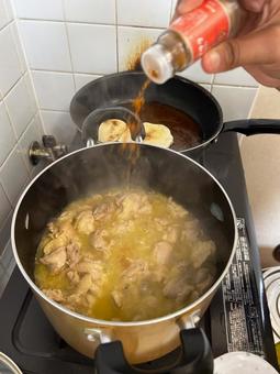 スパイス入りインドカレー スパイス入りインドカレー カレーライス,インドカレー,ネパール料理の写真素材