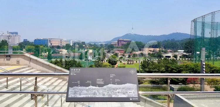 韓国の街並み　韓国旅行 韓国,街,町の写真素材