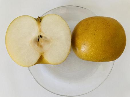 梨(断面)2 梨(断面)2 梨,なし,食べ物の写真素材