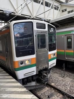 両毛線 風景 両毛線 風景 両毛線,風景,電車の写真素材