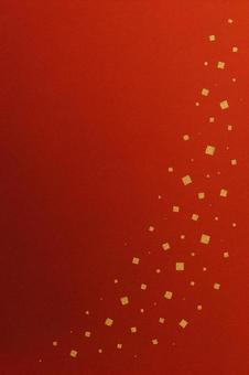 和風赤金背景 和風赤金背景の写真
