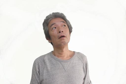 生活困窮シニア男性 シニア男性,生活困窮,年金の写真素材